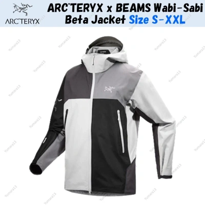 Pre-owned Arc'teryx X Beams Wabi-sabi Beta Jacket Tranquil Men's Size S-xxl In Gray
