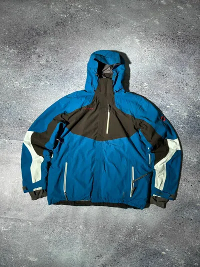 Pre-owned Arcteryx X Goretex Mammut Gore-tex Jacket Hooded Gorpcore Ski Arc'teryx Style In Blue