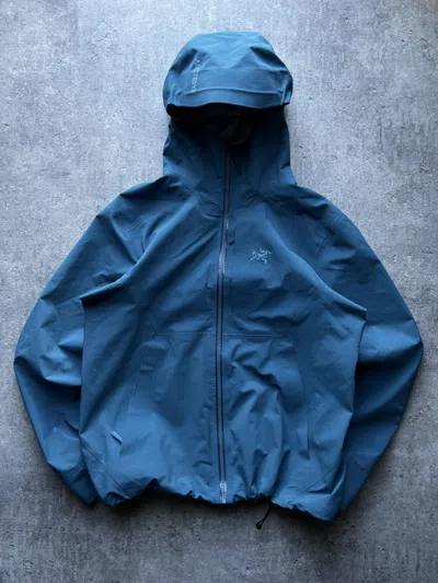 Pre-owned Arcteryx X Outdoor Life Arc'teryx Ralle Jacket M 01/2023 Goretex Outdoor Life In Light Blue