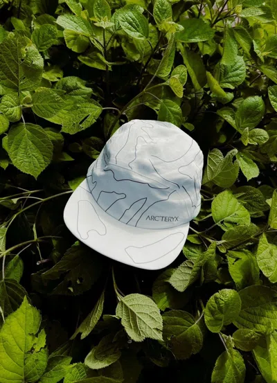Pre-owned Arcteryx X Outdoor Life Arcteryx System_a 2023 Paltz Print Cap In White