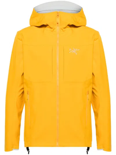 Arc'teryx Yellow Gamma Mx Climbing Jacket In Orange