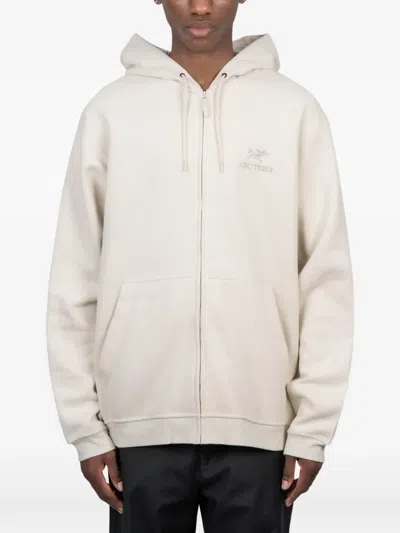 Arc'teryx Zip Hoodie In Neutral