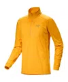 Arc'teryx Zipper Collar Sweatshirt In Yellow