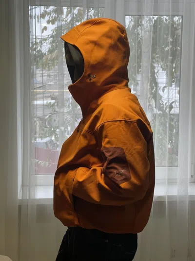 Pre-owned Arc'teryx Softshell Waterproff Light Gorpcore Jacket In Orange