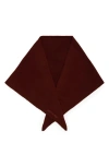 Arctic Fox & Co. Arctic Fox & Co The Merino Wool Triangle Scarf In Red