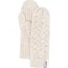 Arctic Fox & Co. Arctic Fox & Co The Mohair & Merino Wool Blend Mittens In Neutral