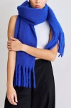 Arctic Fox & Co. Arctic Fox & Co The Reykjavik Fringe Scarf In Blue