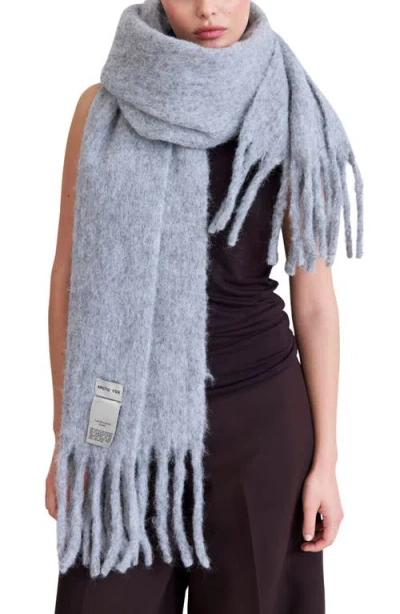 Arctic Fox & Co. Arctic Fox & Co The Reykjavik Fringe Scarf In Gray