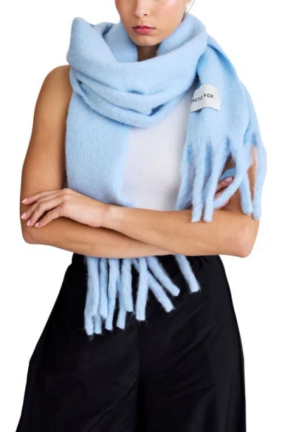 Arctic Fox & Co. Arctic Fox & Co The Stockholm Fringe Scarf In Blue