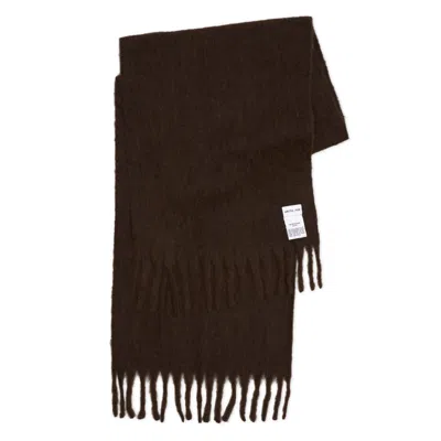 Arctic Fox & Co. Women's Brown The Reykjavik Scarf With Wool - Dark Chocolate
