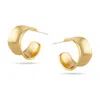 Arctic Fox & Co. Women's Gold Irregular Hoop Earrings - Eos In Gold
