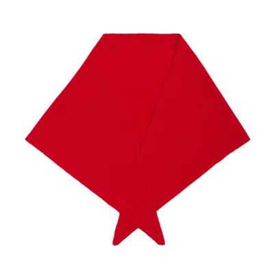 Arctic Fox & Co. Women's Merino Wool Triangle Scarf - Flame Red