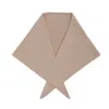 Arctic Fox & Co. Women's Neutrals Merino Wool Triangle Scarf - Soft Taupe In Brown