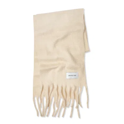 Arctic Fox & Co. Women's Neutrals / White The Reykjavik Scarf - Off-white