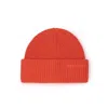Arctic Fox & Co. Arctic Fox & Co The Embroidered Merino Wool Beanie In Orange