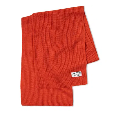 Arctic Fox & Co. Women's Red Recycled Bottle Scarf - Sunkissed Coral