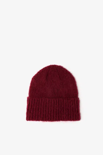 Arctic Fox & Co. Women's Reykjavik Beanie Hat In Burgundy In White