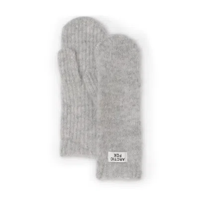 Arctic Fox & Co. Women's The Alpaca Mittens - Blizzard Grey In Gray