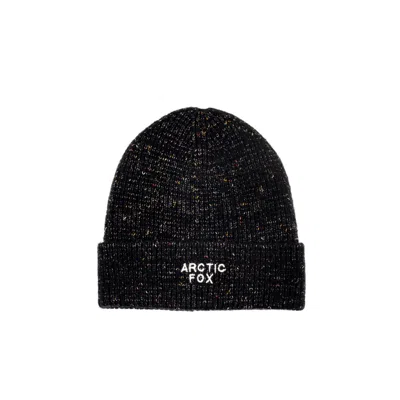 Arctic Fox & Co. Women's The Embroidered Beanie In Midnight Snow Black