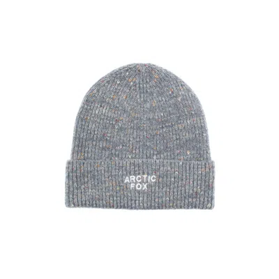 Arctic Fox & Co. Women's The Embroidered Beanie In Quiet Harbour Grey In Gray