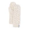 Arctic Fox & Co. Women's White / Neutrals Mohair Mittens - Arctic White