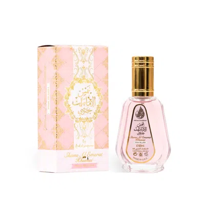 Ard Al Zaafaran Ladies Shams Al Emarati Khususi Pink Blush Edp Spray 1.7 oz Fragrances 6295199796443 In Transparent