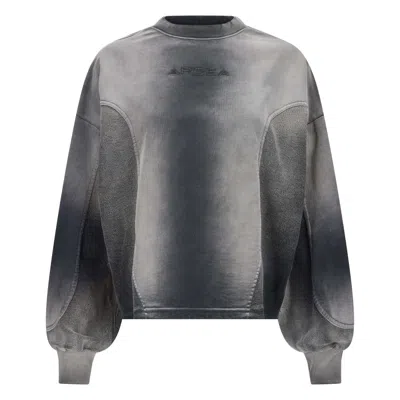 Ardea Women's Grey Arch Crewneck In Gray