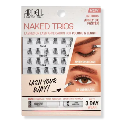 Ardell Naked Lash Trios + Adhesive Kit