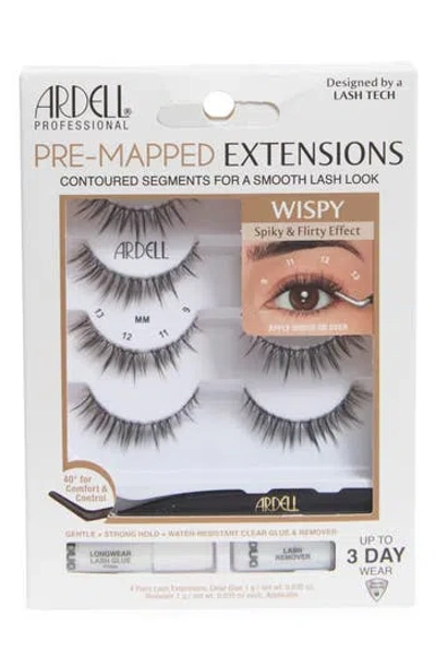 Ardell Wispy Pre-mapped Lash Extensions Set In Black