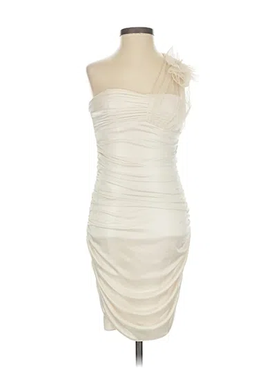 Pre-owned Arden B Cocktail Dress In White