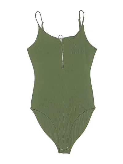Pre-owned Ardene Bodysuit In Green