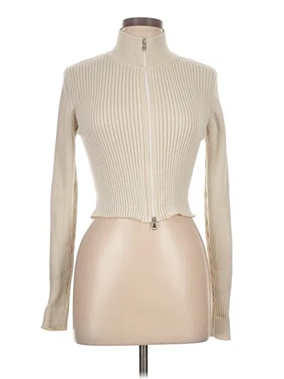 Pre-owned Ardene Cardigan Sweater In Ivory
