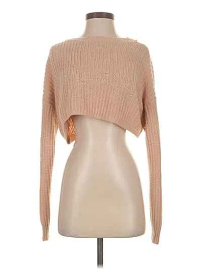 Pre-owned Ardene Cardigan Sweater In Tan
