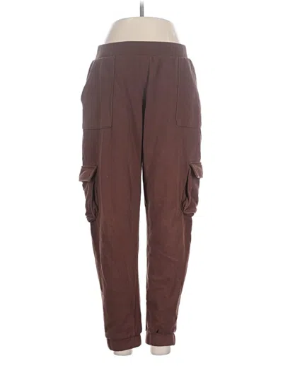 Pre-owned Ardene Cargo Pants In Brown