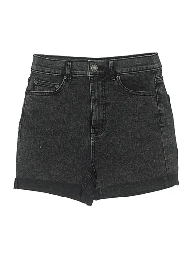 Pre-owned Ardene Denim Shorts In Black