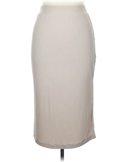 Pre-owned Ardene Formal Skirt In Ivory