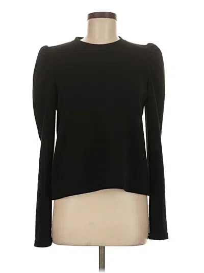 Pre-owned Ardene Long Sleeve Top Black Keyhole Neckline Tops