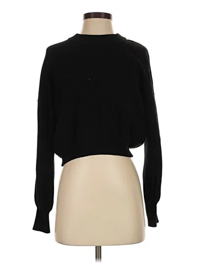 Pre-owned Ardene Long Sleeve Top Black Turtleneck Tops