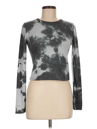 Pre-owned Ardene Long Sleeve T-shirt In Gray