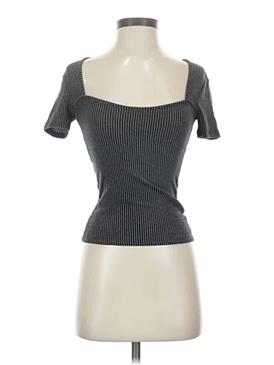 Pre-owned Ardene Short Sleeve T-shirt In Gray