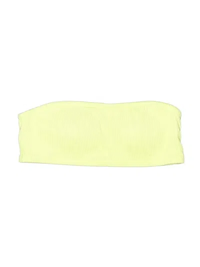 Pre-owned Ardene Swimsuit Top Yellow Swimwear