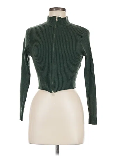 Pre-owned Ardene Turtleneck Sweater In Green