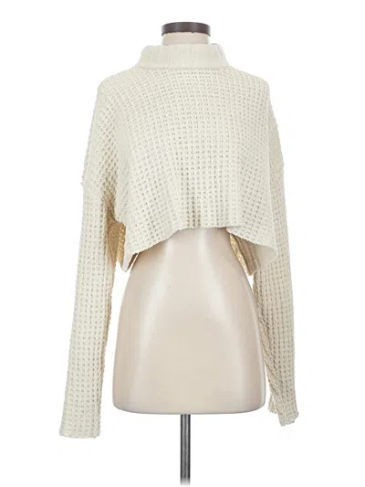 Pre-owned Ardene Turtleneck Sweater In Ivory