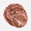 Ardent Goods Organic Cotton Bowl Cover Set In Pink