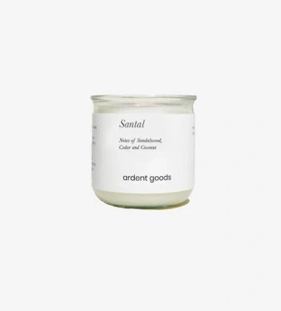 Ardent Goods Santal Spanish Glass Candle In Transparent