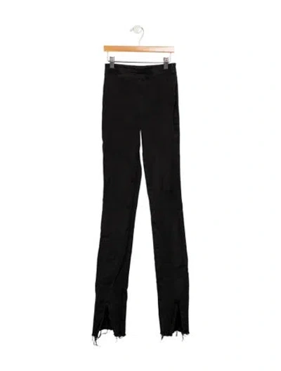 Pre-owned Are You Am I Mid-rise Skinny Leg Jeans In Black