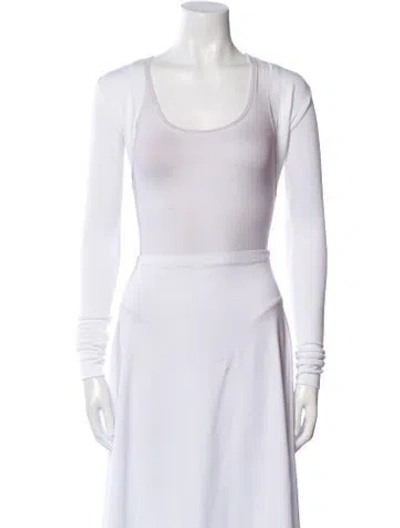 Pre-owned Are You Am I Scoop Neck Sweater W/ Tags In White