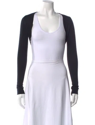 Pre-owned Are You Am I V-neck Sweater In Black