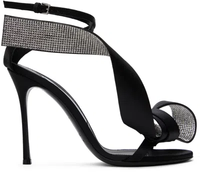 Area X Sergio Rossi Verzierte Sandalen Marquise In 1000 Nero
