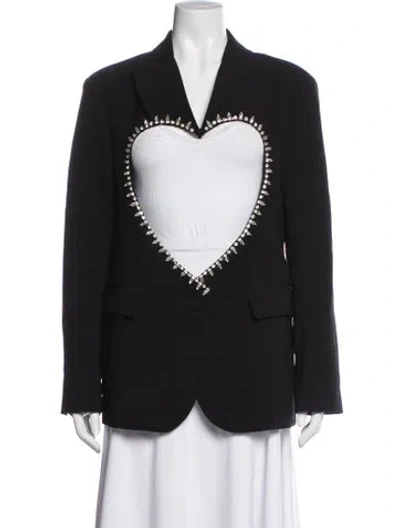 Pre-owned Area Blazer In Black